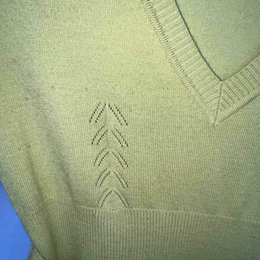 DONATED -  Karen Millen (2) chartreuse (lime green/yellow) soft wool mini dress. - Picture 7 of 16